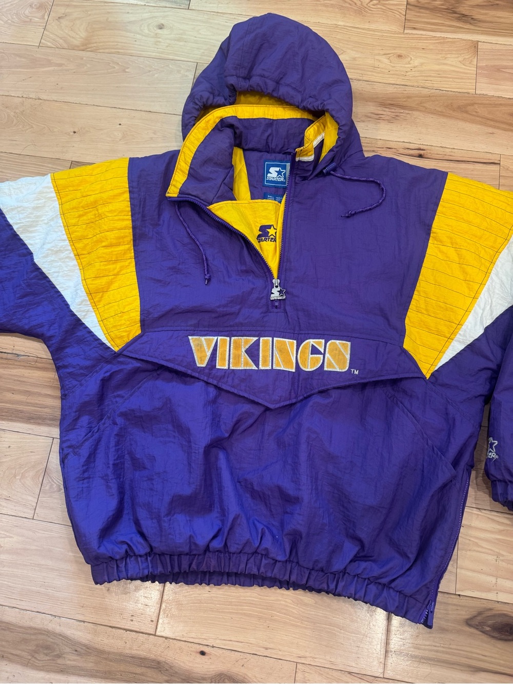 Vintage Minnesota Vikings Starter Pullover Jacket Men’s XL NFL